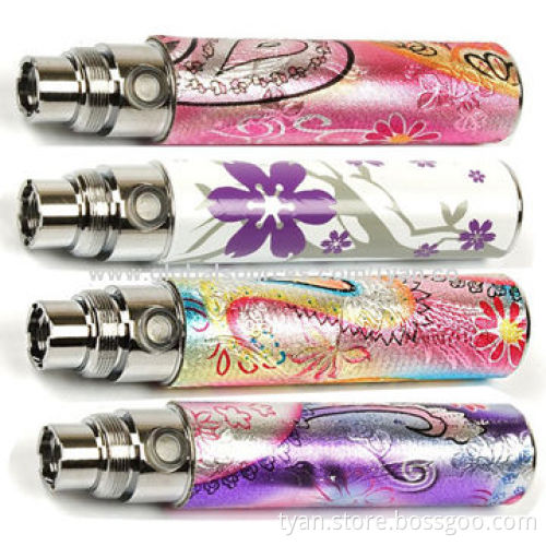 eGo-Q Cigarette Manufacture Batteries with Beautiful Pattern, OEM Orders Welcomed